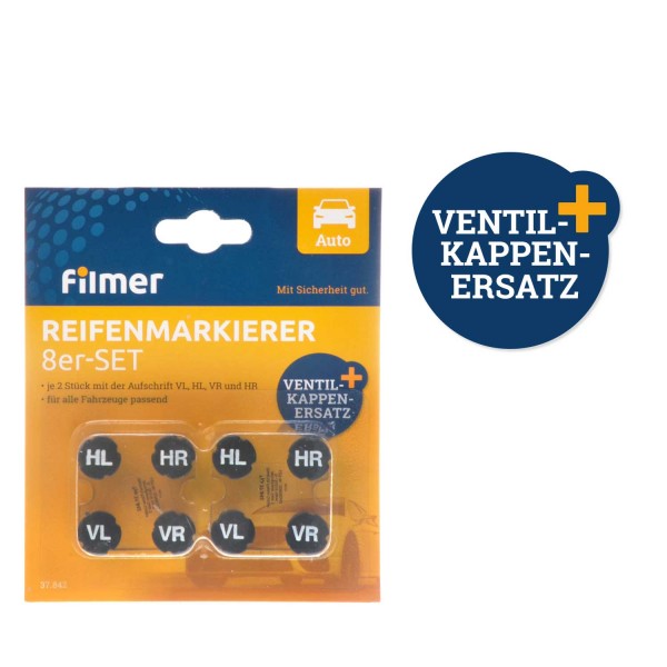 Filmer Reifenmarkierer 8er-Set