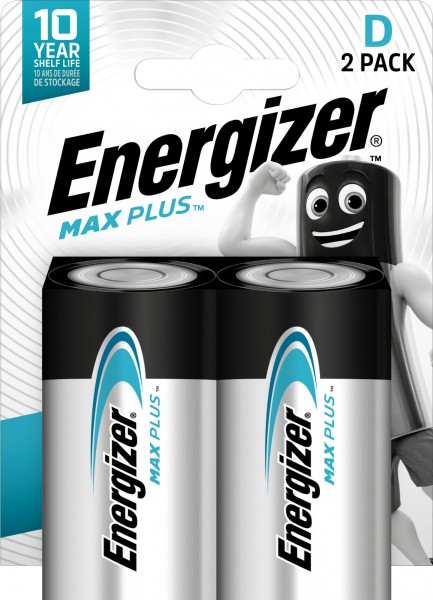 ENERGIZER Batterie Alkaline D (LR20) 1.5V (2er Blister)