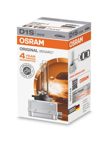 OSRAM XENARC ORIGINAL D1S PK32d-2 85 V/35 W (1er Faltschachtel)
