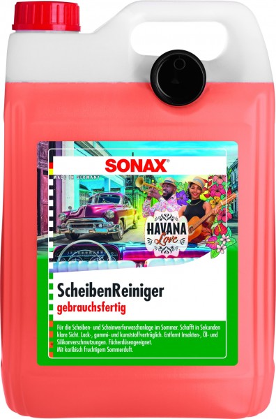 SONAX ScheibenReiniger gebrauchsfertig Havana Love 5 L