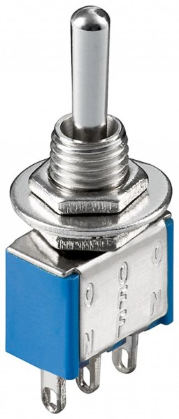 goobay Kippschalter ON/OFF/ON 3 x Lötösen 12 V 6 a(Bulk)