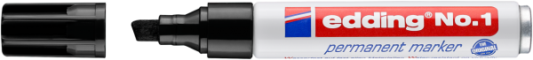 edding No. 1 Permanentmarker schwarz