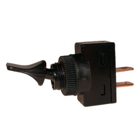 Kippschalter ON/OFF 2 x Steckanschluss 12 V 20 A schwarzer Hebel