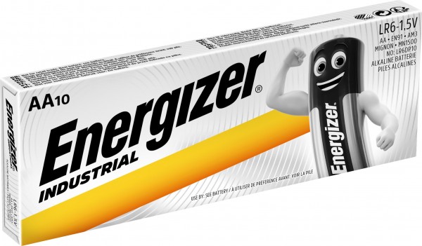 ENERGIZER Industrial Batterie AA (LR06) 1.5V (10er Blister)