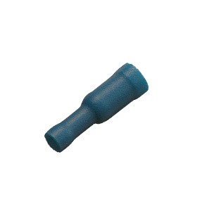 Rundsteckhülse 4,85mm blau 1mm² - 2,5mm² vollisoliert