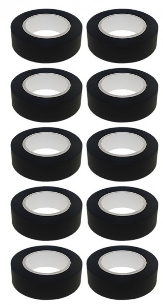10x baytronic PVC Isolierband schwarz 15 mm x 10 m