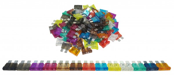 baytronic 130x Kfz-Flachstecksicherung Standard je 10 Stk.