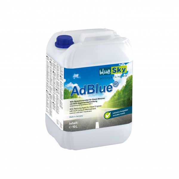 blueSky Harnstofflösung AdBlue® inkl. Füllschlauch 10 L