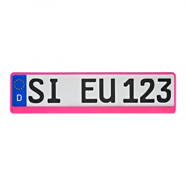 UTSCH ERUSTAR Kennzeichenhalter Pink