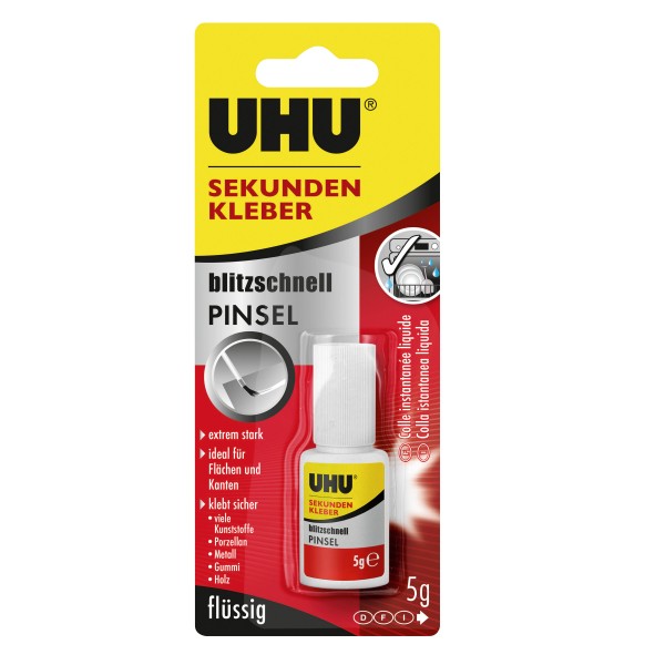 UHU Sekundenkleber Pinsel 5g