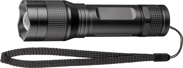 goobay LED Taschenlampe High Bright 300 schwarz (1er Blister)
