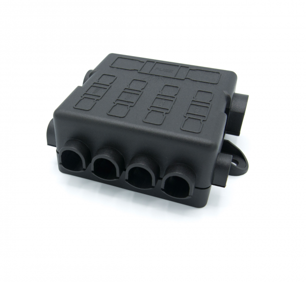 Sicherungshalter für 4 x Midi Sicherung und 1x Mega Sicherung 116 x 87 mm