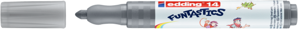 edding 14 Funtastics Kinderfasermaler grau