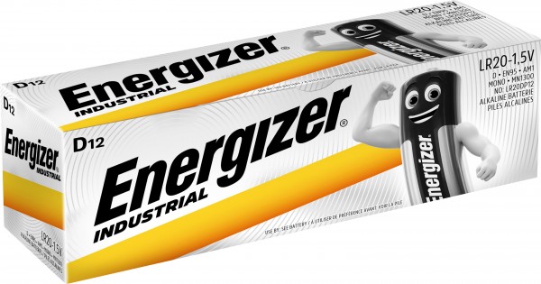 ENERGIZER Industrial Batterie D (LR20) 1.5V (12er Blister)