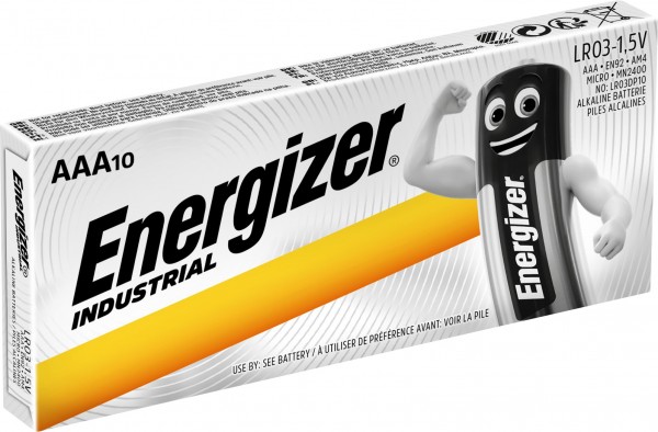 ENERGIZER Industrial Batterie AAA (LR03) 1.5V (10er Blister)