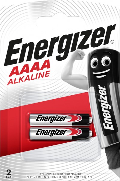 ENERGIZER Batterie Alkaline AAAA 1.5V (2er Blister)