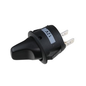 Kippschalter ON/OFF 2 x Steckanschluss 12 V 16 A