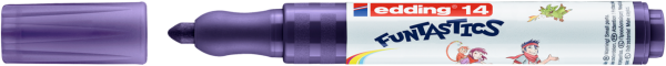 edding 14 Funtastics Kinderfasermaler violett