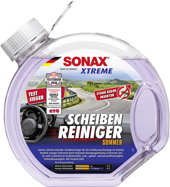 SONAX XTREME ScheibenReiniger Sommer gebrauchsfertig 3 L