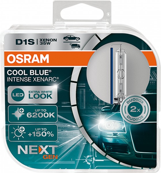 OSRAM XENARC COOL BLUE INTENSE NextGen. D1S PK32d-2 85V/35W (2er Box)