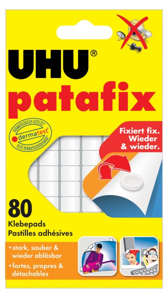 UHU patafix Klebepads weiß (80er Blister)