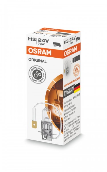 OSRAM ORIGINAL LINE H3 PK22s 24V/70W (1e Faltschachtel)