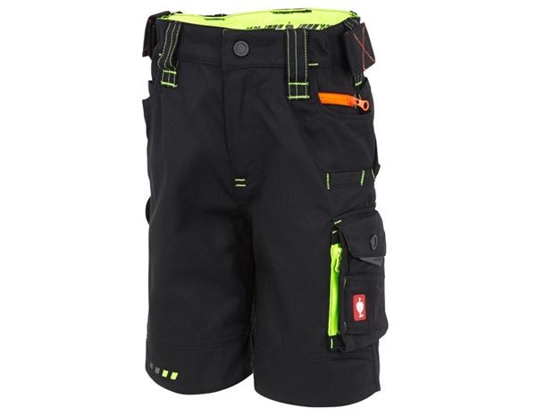 STRAUSS Short motion 2020 Kinder schwarz/warngelb/warnorange