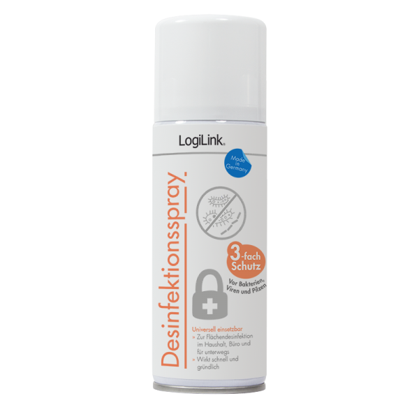 LogiLink Flächendesinfektionsspray 200 ml