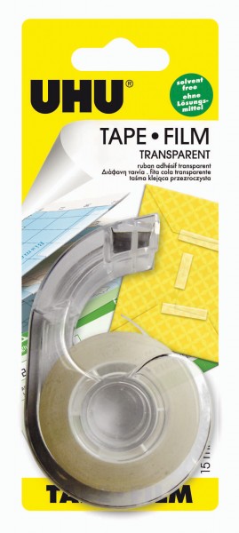 UHU Klebefilmabroller Tape Film 15mmx33m transparent