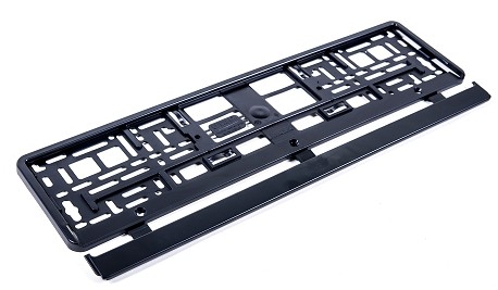 UTAL INTENSE Kennzeichenhalter schwarz