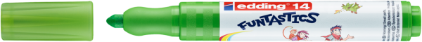 edding 14 Funtastics Kinderfasermaler hellgrün