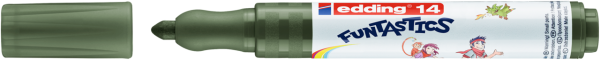 edding 14 Funtastics Kinderfasermaler olivgrün