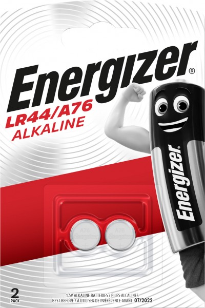 ENERGIZER Batterie Alkaline LR44 (V13GA) 1.5V (2er Blister)