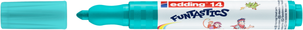 edding 14 Funtastics Kinderfasermaler türkis