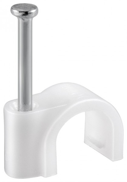 goobay Kabelschelle weiß 5 mm (100 Stück)