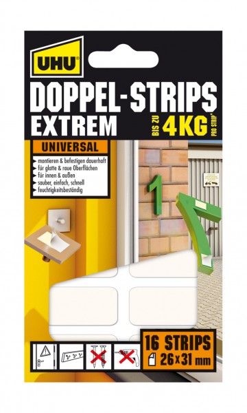 UHU Doppel Strips Extrem D