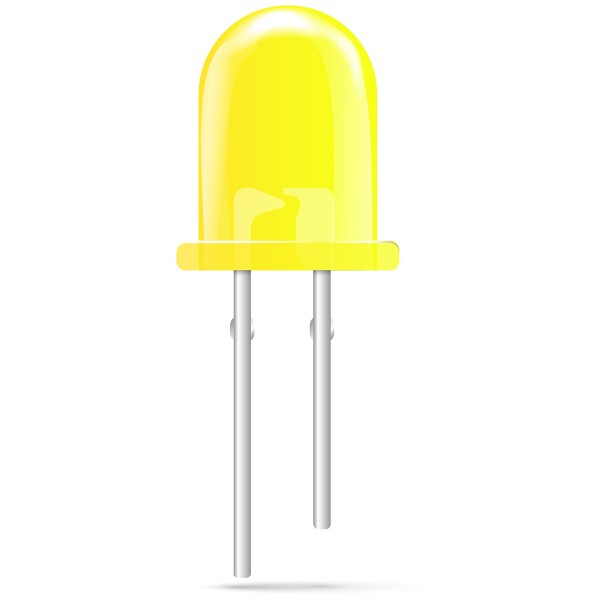 3mm Leuchtdiode LED gelb