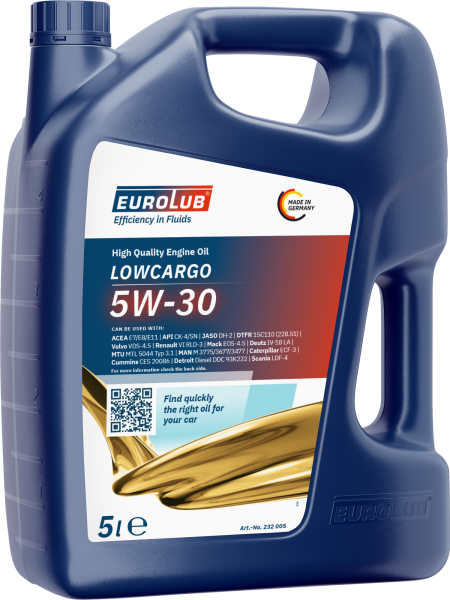 EUROLUB Motoröl LOWCARGO 5W-30 5 L