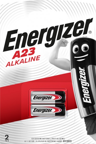 ENERGIZER Electronics Batterie A23 (MN21 V23GA) 12V (2er Blister)