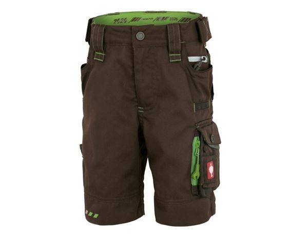 STRAUSS Short motion 2020 Kinder kastanie/seegrün