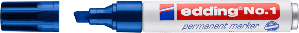 edding No. 1 Permanentmarker blau