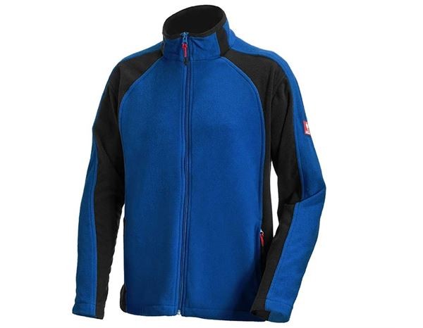 STRAUSS Microfleece Jacke dryplexx micro kornblau/schwarz