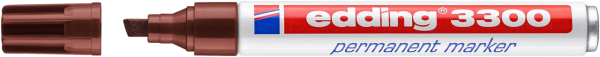edding 3300 Permanentmarker braun
