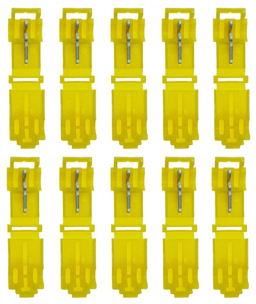 baytronic 10x T-Schnellverbinder gelb