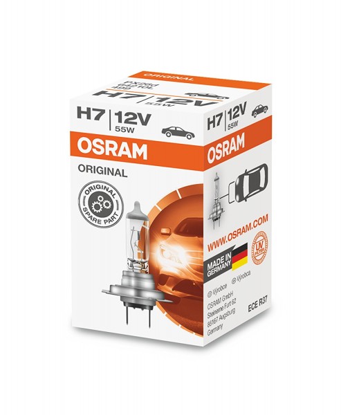 OSRAM ORIGINAL LONGLIFE H7 PX26d 12 V/55 W (1er Faltschachtel)
