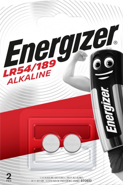 ENERGIZER Batterie Alkaline LR54 (V10GA) 1.5V (2er Blister)