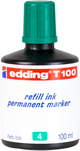 edding T 100 Permanentmarker Nachfülltinte grün 100 ml