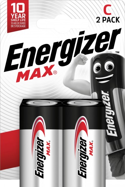 ENERGIZER Max Batterie C (LR14) 1.5V (2er Blister)