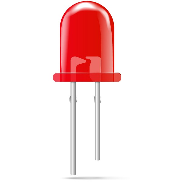 3mm Leuchtdiode LED rot