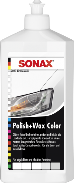 SONAX Polish & Wax Color NanoPro weiß 500 ml